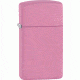 Zippo Pink Matte Slim Lighter ZO10405