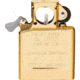 Zippo Pipe Insert Gold Flashed