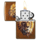 Zippo Polygonal Lion Design Pocket Lighter 29865