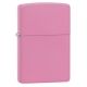 Zippo Classic Style Lighter, Regular Pink Matte 238