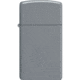 Zippo Slim Lighter Gray No Logo