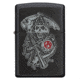 Zippo Sons of Anarchy Emblem Black Matte Pocket Lighter, 29489