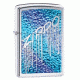 Zippo Stained Glass Lighter, High Polish Chrome 29097