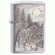 Zippo Timberwolves Classic Lighter, Brushed Chrome 20855