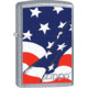 Zippo Wavy Flag Lighter, 1.44 x 2.25, 207-077575