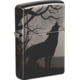 Zippo Wolf Lighter, Black Ice, 1.44" x 2.25", 49188