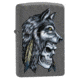 Zippo Wolf Skull Feather Design Pocket Lighter 29863