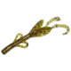 Zoom Baby Brush Hog Creature Bait, 12 Pack, 4in, Amber Black, 042214X