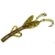 Zoom Baby Brush Hog Creature Bait, 12 Pack, 4in, Amber Black, 042214X