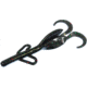 Zoom Baby Brush Hog Creature Bait, 12 Pack, 4in, Black Emerald, 042136X