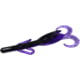 Zoom Baby Brush Hog Creature Bait, 12 Pack, 4in, Black Light, 042369X