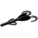 Zoom Baby Brush Hog Creature Bait, 12 Pack, 4in, Blackberry, 042229X