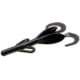 Zoom Baby Brush Hog Creature Bait, 12 Pack, 4in, Blackberry, 042229X