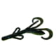 Zoom Baby Brush Hog Creature Bait, 12 Pack, 4in, Blueberry Candy, 042276X
