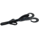 Zoom Baby Brush Hog Creature Bait, 12 Pack, 4in, Blueberry Red, 042331X