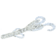Zoom Baby Brush Hog Creature Bait, 12 Pack, 4in, Disco Violet, 042300X