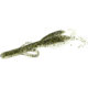 Zoom Baby Brush Hog Creature Bait, 12 Pack, 4in, Green Flash, 042351X