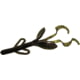 Zoom Baby Brush Hog Creature Bait, 12 Pack, 4in, Green Pumpkin Candy, 042272X