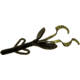 Zoom Baby Brush Hog Creature Bait, 12 Pack, 4in, Green Pumpkin Candy, 042272X