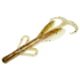 Zoom Baby Brush Hog Creature Bait, 12 Pack, 4in, Green Pumpkin/Pearl, 042235X
