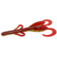 Zoom Baby Brush Hog Creature Bait, 12 Pack, 4in, Green Pumpkin Tomato, 042338X