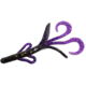 Zoom Baby Brush Hog Creature Bait, 12 Pack, 4in, Muscadine, 042217X