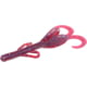Zoom Baby Brush Hog Creature Bait, 12 Pack, 4in, Plum, 042004X