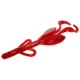 Zoom Baby Brush Hog Creature Bait, 12 Pack, 4in, Ruby Red, 042134X