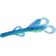 Zoom Baby Brush Hog Creature Bait, 12 Pack, 4in, Sapphire Melon, 042324X