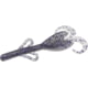 Zoom Baby Brush Hog Creature Bait, 12 Pack, 4in, Smoke Purple, 042010X