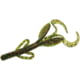 Zoom Baby Brush Hog Creature Bait, 12 Pack, 4in, Watermelon Green Orange, 42216