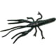 Zoom Big Critter Craw, 10 Pack, 5in, Black Emerald, 039136X