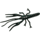 Zoom Big Critter Craw, 10 Pack, 5in, Black Emerald, 039136X