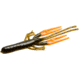 Zoom Big Critter Craw, 10 Pack, 5in, Green Pumpkin/Orange, 039132X