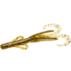 Zoom Brush Hog Creature Bait, 8 Pack, 6in, Amber Black, 022214X