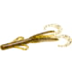 Zoom Brush Hog Creature Bait, 8 Pack, 6in, Amber Black, 022214X
