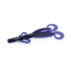 Zoom Brush Hog Creature Bait, 8 Pack, 6in, Black Grape, 022161X