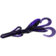 Zoom Brush Hog Creature Bait, 8 Pack, 6in, Black Light, 022369X