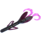 Zoom Brush Hog Creature Bait, 8 Pack, 6in, Blue Fleck, 022292X