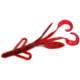 Zoom Brush Hog Creature Bait, 8 Pack, 6in, Cherry Seed, 022018X