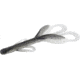Zoom Brush Hog Creature Bait, 8 Pack, 6in, Electric Shad, 022350X