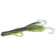 Zoom Brush Hog Creature Bait, 8 Pack, 6in, Electric Shiner, 022390X
