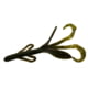 Zoom Brush Hog Creature Bait, 8 Pack, 6in, Green Pumpkin Candy, 022272X