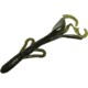 Zoom Brush Hog Creature Bait, 8 Pack, 6in, Green Pumpkin Magic, 22284