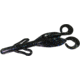 Zoom Brush Hog Creature Bait, 8 Pack, 6in, Late Nite Gold, 022393X