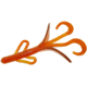 Zoom Brush Hog Creature Bait, 8 Pack, 6in, Motoroil Red, 022273X