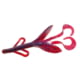 Zoom Brush Hog Creature Bait, 8 Pack, 6in, Plum, 022004X