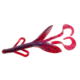 Zoom Brush Hog Creature Bait, 8 Pack, 6in, Plum, 022004X