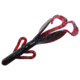 Zoom Brush Hog Creature Bait, 8 Pack, 6in, Plum Apple, 022113X