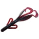 Zoom Brush Hog Creature Bait, 8 Pack, 6in, Plum Apple, 022113X
